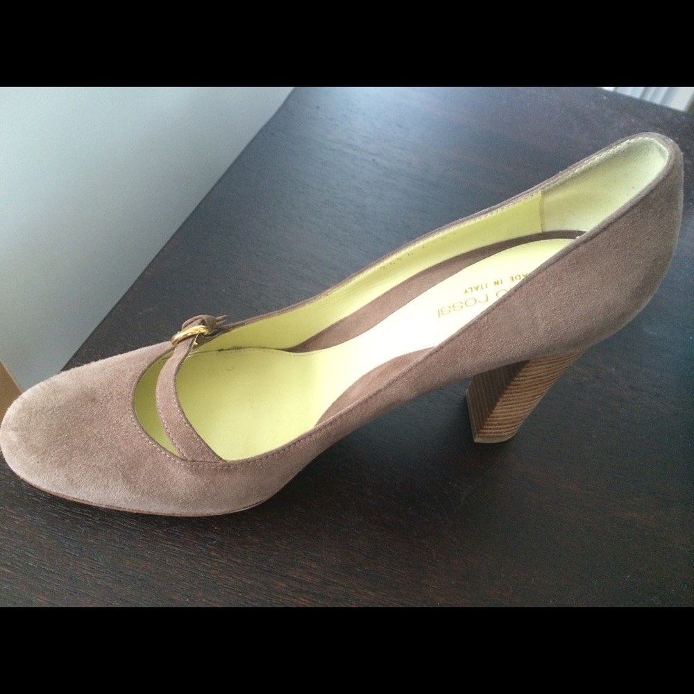 Sergio Rossi | Suede Maryjane Pumps, NWOT